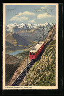 AK Pilatusbahn An Der Eselwand Mit Berneralpen, Schreckhorn, Mönch Und Jungfrau  - Autres & Non Classés