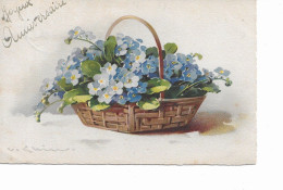 Klein Catharina       Panier Avec Myosotis - Klein, Catharina