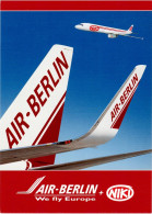 AIR BERLIN- Boeing 737-800 + NIKI - Airbus A-321 (Airline Issue Air Berlin) - 1946-....: Ere Moderne