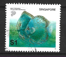 SINGAPOUR. N°1122 Oblitéré De 2002. Poisson. - Poissons