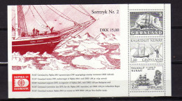 Groenland - (2001) - Feuillet Souvenir "Hafnia'01" -  Voiliers  --Neufs**- MNH - Blocks & Kleinbögen