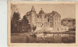 Vizille 38  Carte Circulée Timbrée Le Chateau Pris De Face - Vizille