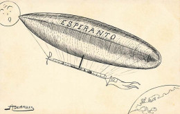 Dirigeable - A. Demasles - Espéranto - Ciam Pli Alten - Airships