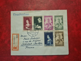 Lettre / Carte   1957  SAARBRUCKEN RECOMMANDE SAAR VOLKSHILFE - Covers & Documents