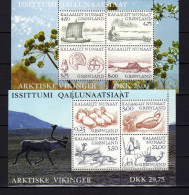 Groenland - (1999-2000) -  BF -  Les Vikings Arctiques --Neufs**- MNH - Blocks & Sheetlets