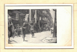 CPA  CHINE CHINA HONGKONG RUE ANIMEE ANIMATED STREET Old Postcard - China