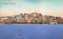 ITALIE - Cagliari - Panorama - Vue Sur La Ville - Colorisé - Animé - Carte Postale Ancienne - Cagliari