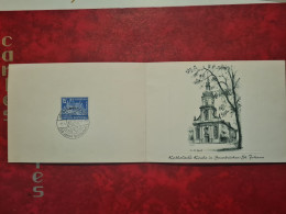 Lettre / Carte   1959  SAARBRUCKEN CARTE 50 JAHRE GROSSSTADT KATHOLISCHE KIRCHE ST JOHANN - Briefe U. Dokumente