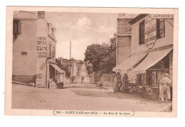 SAINT-PAIR-SUR-MER.LA RUE DE LA GARE.(ANIMEE) - Saint Pair Sur Mer