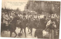 Personnages  . Entrée Triomphale Du Marechal Pétain Et De Son Etet Major  à Metz Le 19 Novembre 1918 - Personen