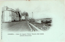 CORBEIL ( 91 ) - Quai De L'Apport Paris - Chemin Des Vastes Ateliers Decauville - Corbeil Essonnes