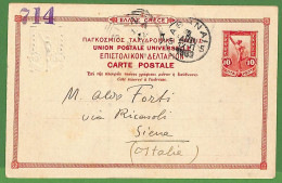 Ad0948 - GREECE - Postal History - Picture Postal STATIONERY CARD - Athens 1902 - Entiers Postaux