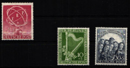 Berlin Jahrgang 1950 Mit 71-73 Postfrisch #B-XX-1950 - Sonstige & Ohne Zuordnung