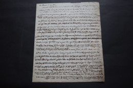 1807 Alençon Lettre Signé De BOISDEFFRE  Cachets - Documents Historiques