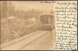 USA North Dakota Railway Train Old PPC 1901 - Grand Forks