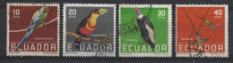 Ecuador 1958 Birds Y.T. 632/635 (0) - Ecuador