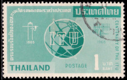 Thailand Stamp 1965 Centenary Of The ITU - Used - Thaïlande