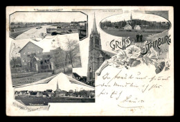 67 - STEINBOURG - STEINBURG - CARTE LITHOGRAPHIQUE GRUSS - Autres & Non Classés