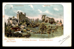 67 - CHATEAUX D'OTTROTT - CARTE LITHOGRAPHIQUE - Autres & Non Classés