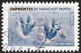 France 2021 - Mi 7838 - YT Ad 1962 ( Footprints Of Penguin ) Cachet Rond - Gebraucht