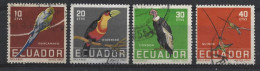 Ecuador 1958 Birds Y.T. 632/635 (0) - Equateur