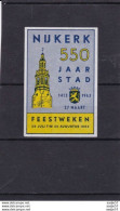 Netherlands Pays Bas Cindarella Nijkerk 550 Jaar Stad 1413- 1963 - Sonstige & Ohne Zuordnung