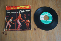 JOHNNY HALLYDAY VIENS DANSER LE TWIST EP 1961 VARIANTE - 45 Rpm - Maxi-Single