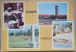 ISRAEL ASHKELON BEACH TOURISM CAMPING PICTURE POSTCARD CARTE POSTALE CARD PC ANSICHTSKARTE POSTKARTE KARTE CARTOLINA - Israel