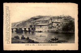 69 - LYON - ANCIEN - GRAVURE - ANCIEN LAZARET DE LA QUARANTAINE - Andere & Zonder Classificatie