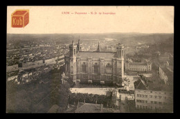 69 - LYON - PANORAMA - N-D DE FOURVIERES - PUBLICITE BOUILLON KUB - Autres & Non Classés