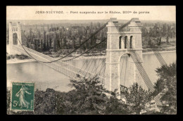 69 - JONS-NIEVROZ - PONT  SUSPENDU SUR LE RHONE - Other & Unclassified