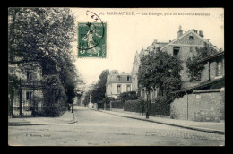 75 - PARIS 16EME - AUTEUIL - RUE ERLANGER PRISE DU BOULEVARD EXELMANS - Arrondissement: 16