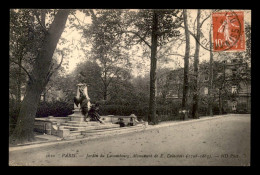 75 - PARIS 6EME - JARDIN DU LUXEMBOURG - MONUMENT DE E. DELACROIX - Paris (06)