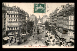 75 - PARIS 3EME - PLACE DE LA REPUBLIQUE - EDITEUR G. B. R. R. N°394 - Distretto: 03