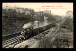 75 - PARIS 15EME - LES LOCOMOTIVES - TRAIN DE CEINTURE ENTRE OUEST-CEINTURE ET VAUGIRARD - EDITEUR FLEURY N°52 - District 15