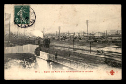 75 - PARIS 18EME - LIGNE DU NORD AUX FORTIFICATIONS DE LA CHAPELLE  - EDITEUR FLEURY N°19 L - Paris (18)