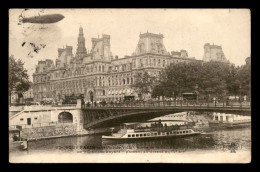 75 - PARIS 4EME - HOTEL DE VILLE - BORDS DE LA SEINE AU PONT D'ARCOLE - TOUT PARIS N°82 - EDITEUR FLEURY - Distrito: 04