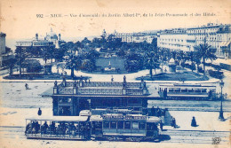 NICE . Vue D'ensemble Du Jardin Albert 1er De La Jetée Promenade Et Des Hotels - Andere & Zonder Classificatie