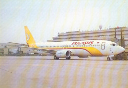 PEGASUS AIRLINES B737 Postcard - Airline Issue - 1946-....: Ere Moderne