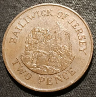 JERSEY - 2 PENCE 1990 - Elizabeth II - 2eme Effigie, 2eme Type - KM 55 - TWO PENCE - Jersey