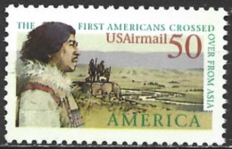 United States 1991. Scott #C131 (U) First Americans Crossed Over From Asia (Complete Issue) - 3a. 1961-… Afgestempeld