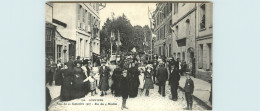 Dép 27 - Louviers - Fêtes Du 22 Septembre 1907 - Rue Des 4 Moulins - état - Louviers
