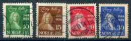 NORWAY 1934 Holberg Anniversary Set Used.  Michel 168-71 - Used Stamps