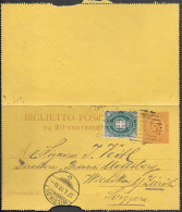 Italy Napoli Uprated 5c Postal Stationery Card Mailed To Wiedikon Switzerland 1892 - Marcophilia