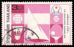 Thailand Stamp 1978 VIII (8th) Asian Games 3 Baht - Used - Thaïlande