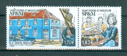 SAINT-PIERRE ET MIQUELON N° 1285** Et 1286** MNH SCAN DU VERSO - Patrimoine Architectural. - Neufs