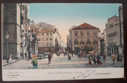 POSTCARD - COIMBRA - Praça 8 De Maio E Rua Do V. Da Luz ( Ed. Pap. Borges Col. E- 6 ) - Coimbra