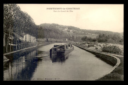 88 - FONTENOY-LE-CHATEAU - CANAL DE L'EST - LE PORT - PENICHE - Other & Unclassified
