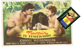 PROGRAMA DE MANO DE FILMS Tarzan El Temerario - Programs