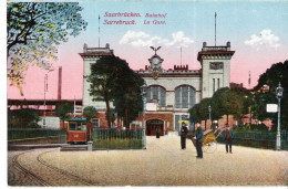 ALLEMAGNE SARRE SAARBRÜCKEN SARREBRUCK BAHNHOF  LA GARE - Saarbrücken